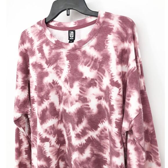 IDEOLOGY Women's Crewneck Top XL Tie Dye Purple Long Sleeve Pullover NWT - Picture 5 of 13